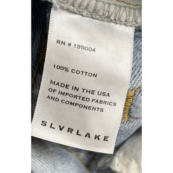 SLVRLAKE WOMEN’s DISTRESSED JEAN PANTS. Size: 29 - Picture 6 of 7